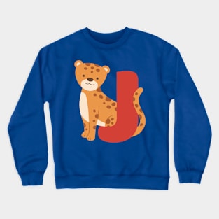 Animal alphabet J Crewneck Sweatshirt